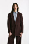 Blazer over burgundy women Marsēm - 1