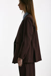 Blazer over burgundy women Marsēm - 2