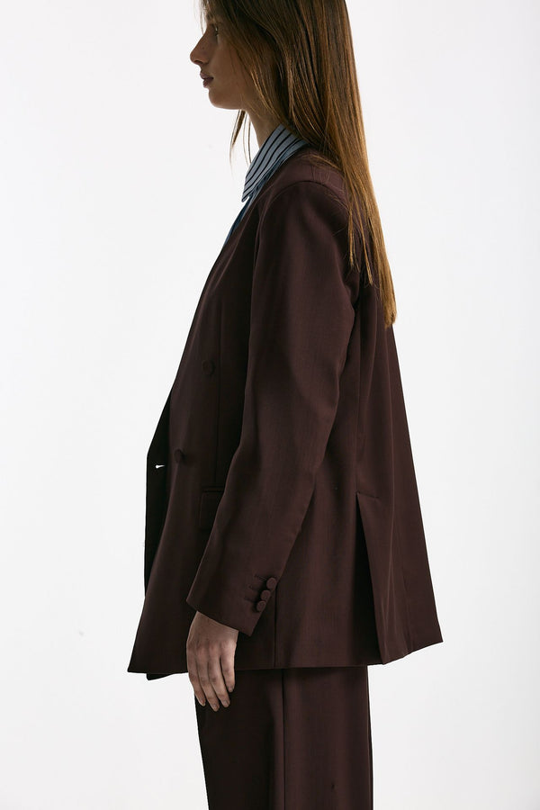 Blazer over burgundy women Marsēm