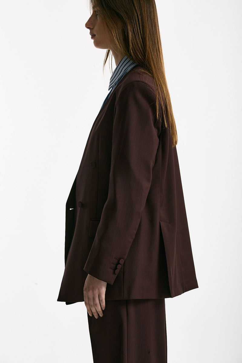 Blazer over burgundy women Marsēm - 2