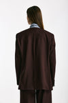 Blazer over burgundy women Marsēm - 3