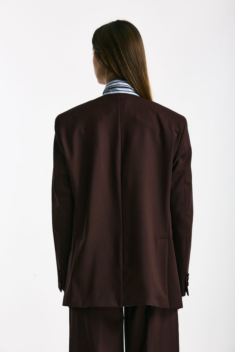 Blazer over burgundy women Marsēm - 3