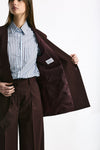 Blazer over burgundy women Marsēm - 5
