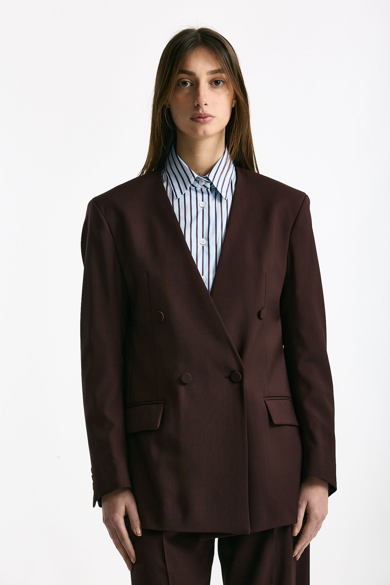 Blazer over burgundy women Marsēm - 6