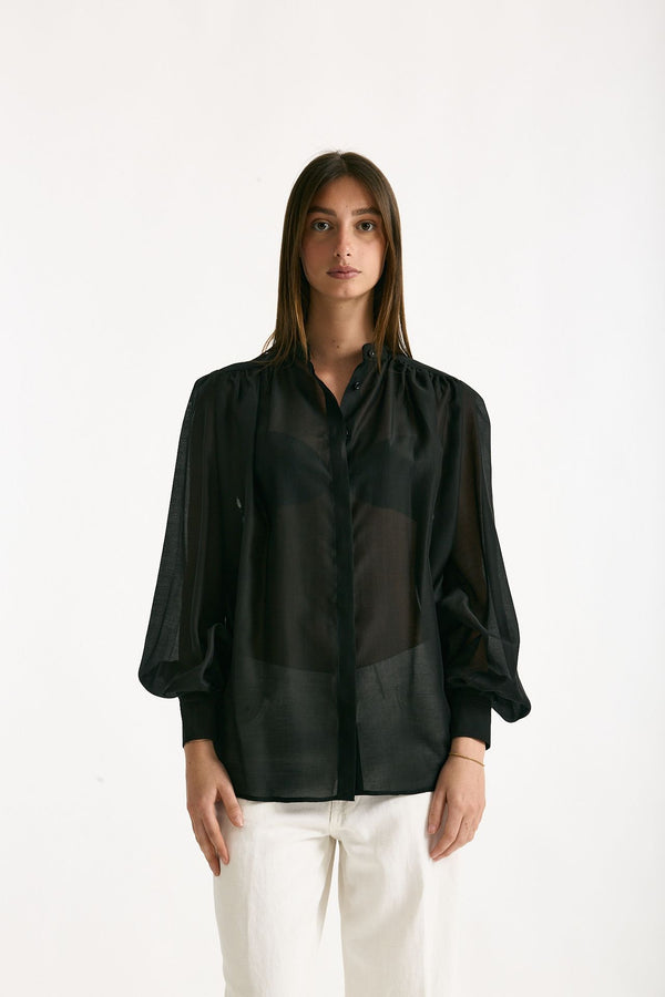 Camicia in voile MARSEM  Colore nero women Marsēm