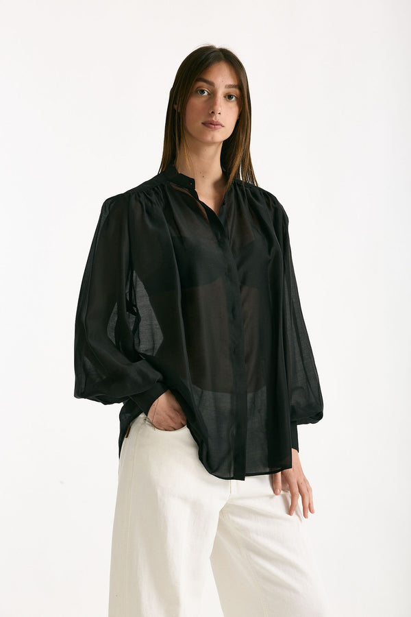 Camicia in voile MARSEM  Colore nero women Marsēm