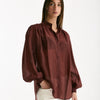 Camicia in voile MARSEM bordeaux women Marsēm - 6
