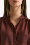 Camicia in voile MARSEM bordeaux women Marsēm - 4