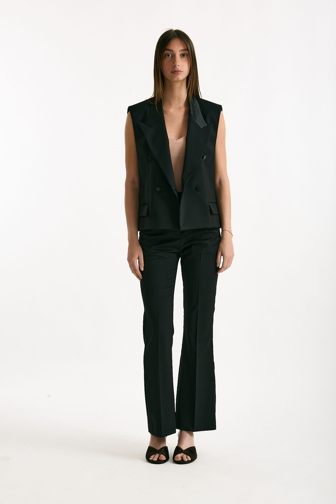Blazer crop nero women Marsēm - 1
