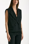 Blazer crop nero women Marsēm - 5