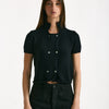 Maglia in cotone nero women Marché des palmiers - 5