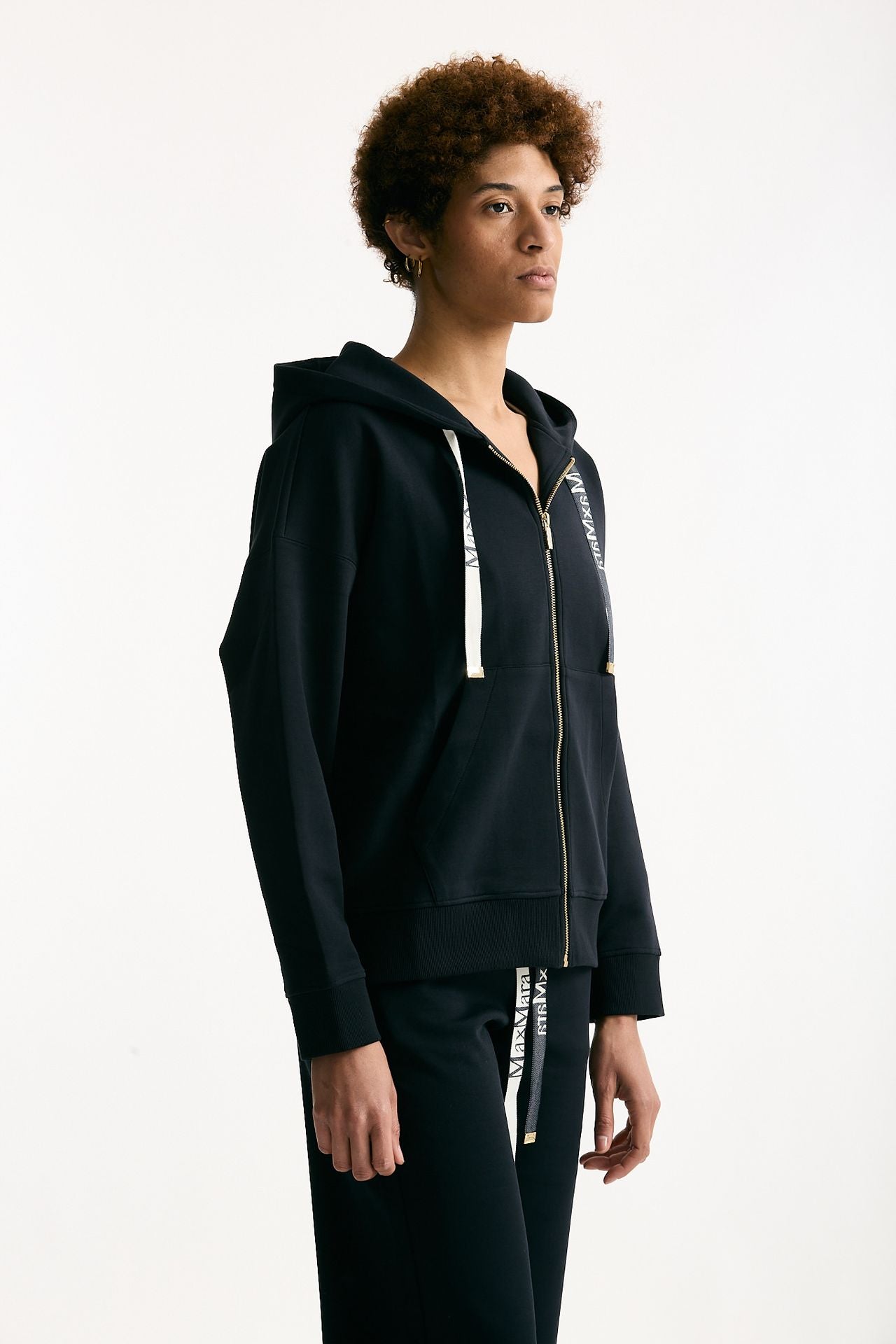 Felpa JOUR con cappuccio blu women Max mara s - 1