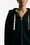 Felpa JOUR con cappuccio blu women Max mara s - 4