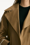 Trench over TRENCH in twill antigoccia cammello women Max mara s - 6