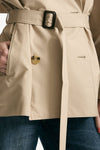 Trench corto CALLE in twill antigoccia sabbia women Max mara s - 5