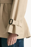 Trench corto CALLE in twill antigoccia sabbia women Max mara s - 7