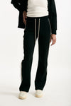 Pantalone VENTO in jersey di cotone nero women Max mara s - 1