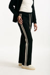 Pantalone VENTO in jersey di cotone nero women Max mara s - 2