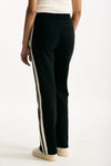 Pantalone VENTO in jersey di cotone nero women Max mara s - 3