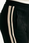Pantalone VENTO in jersey di cotone nero women Max mara s - 5