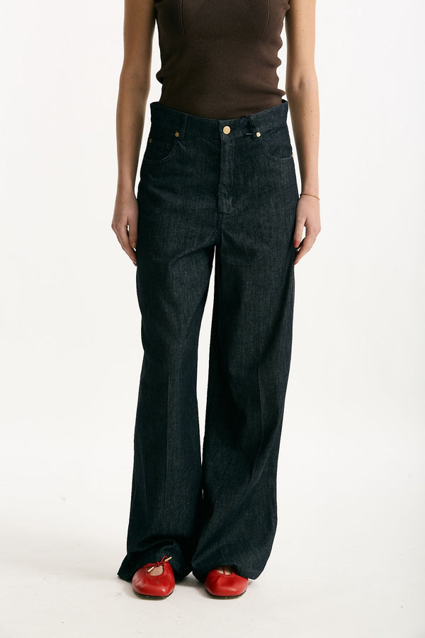 Jeans morbido LAVINIA denim blu scuro stretch women Max mara s