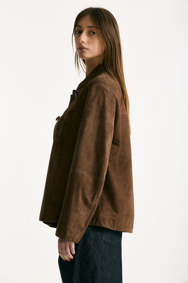 Giacca in suede marrone women Max mara s