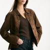 Giacca in suede marrone women Max mara s - 8