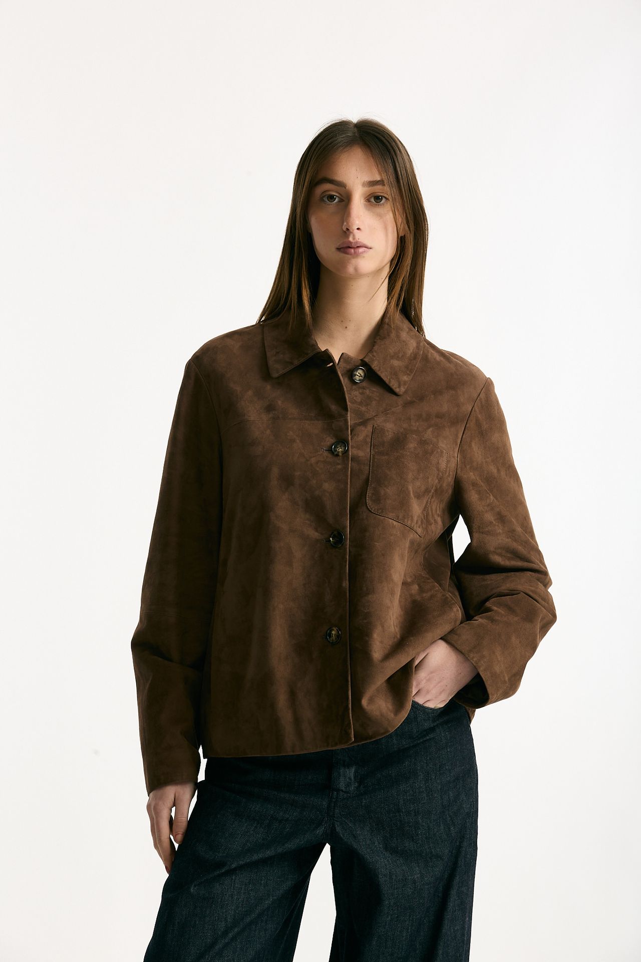 Giacca in suede marrone women Max mara s - 7