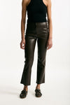 Pantalone slim SUBLIME in eco pelle marrone women Max mara s - 2