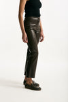 Pantalone slim SUBLIME in eco pelle marrone women Max mara s - 1