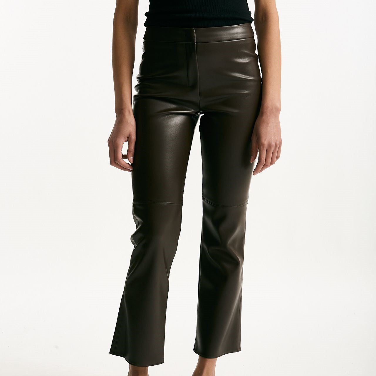 Pantalone slim SUBLIME in eco pelle marrone women Max mara s - 6
