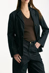 Giacca in denim stretch LEONE blu scuro women Max mara s - 5