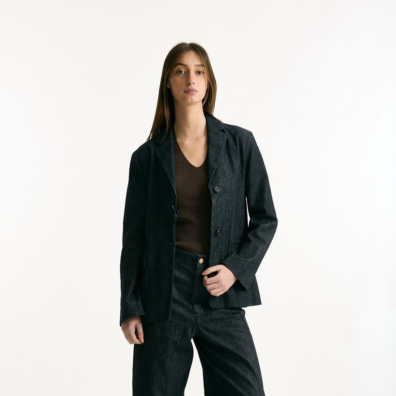 Giacca in denim stretch LEONE blu scuro women Max mara s - 10