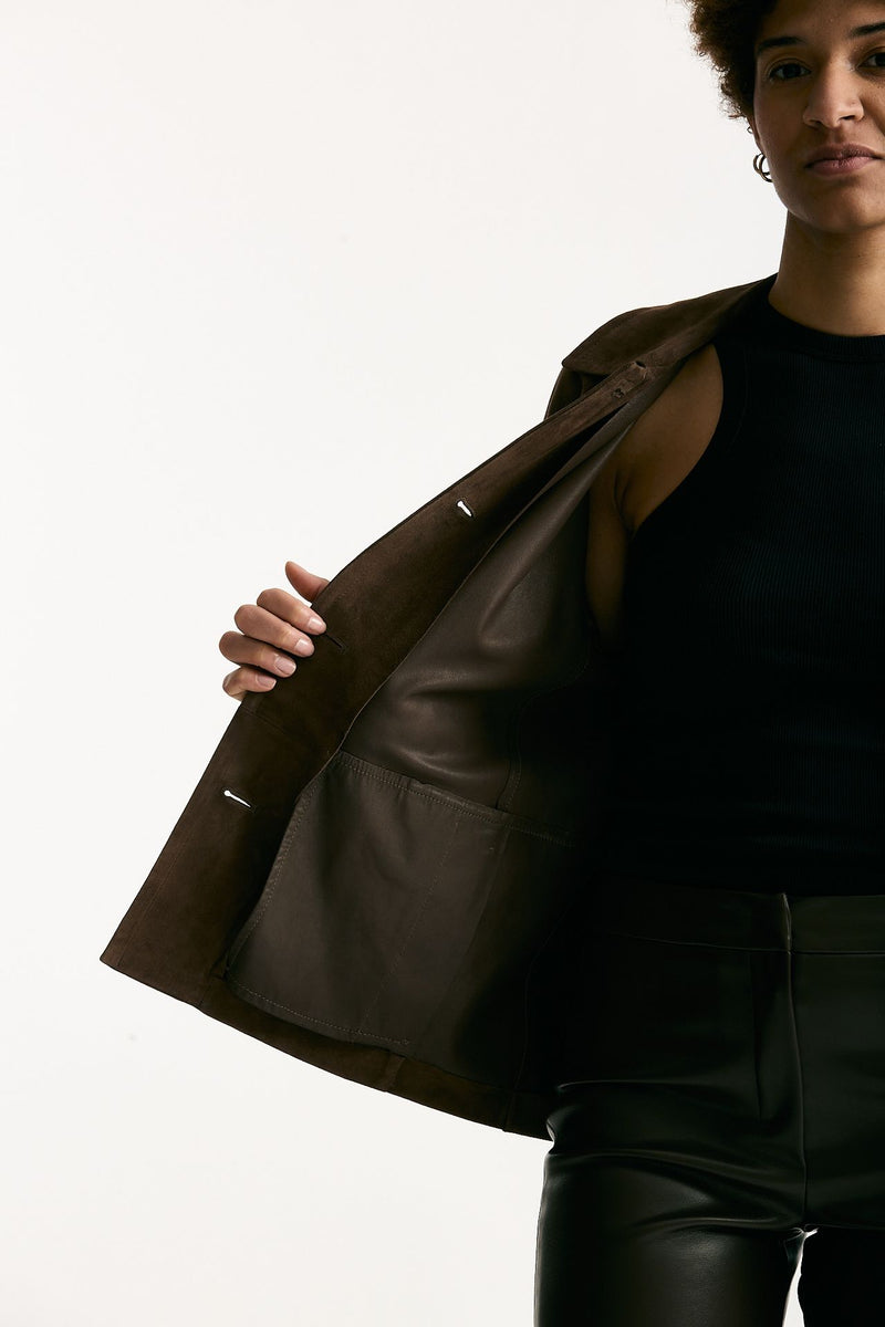 Giacca in suede SHARME marrone women Max mara s - 5