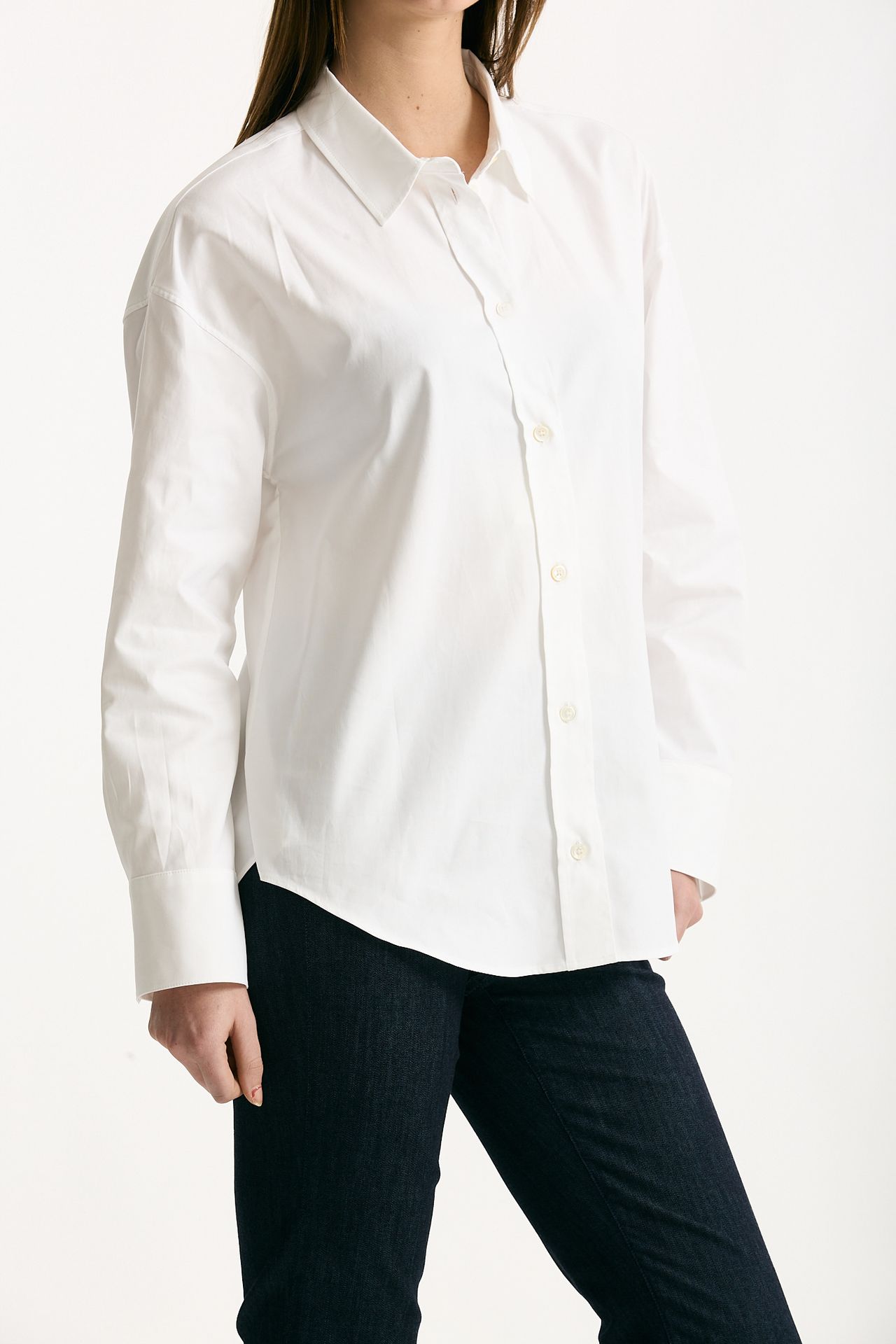 Camicia over ADELE in oxford in cotone bianco women Max mara s - 1