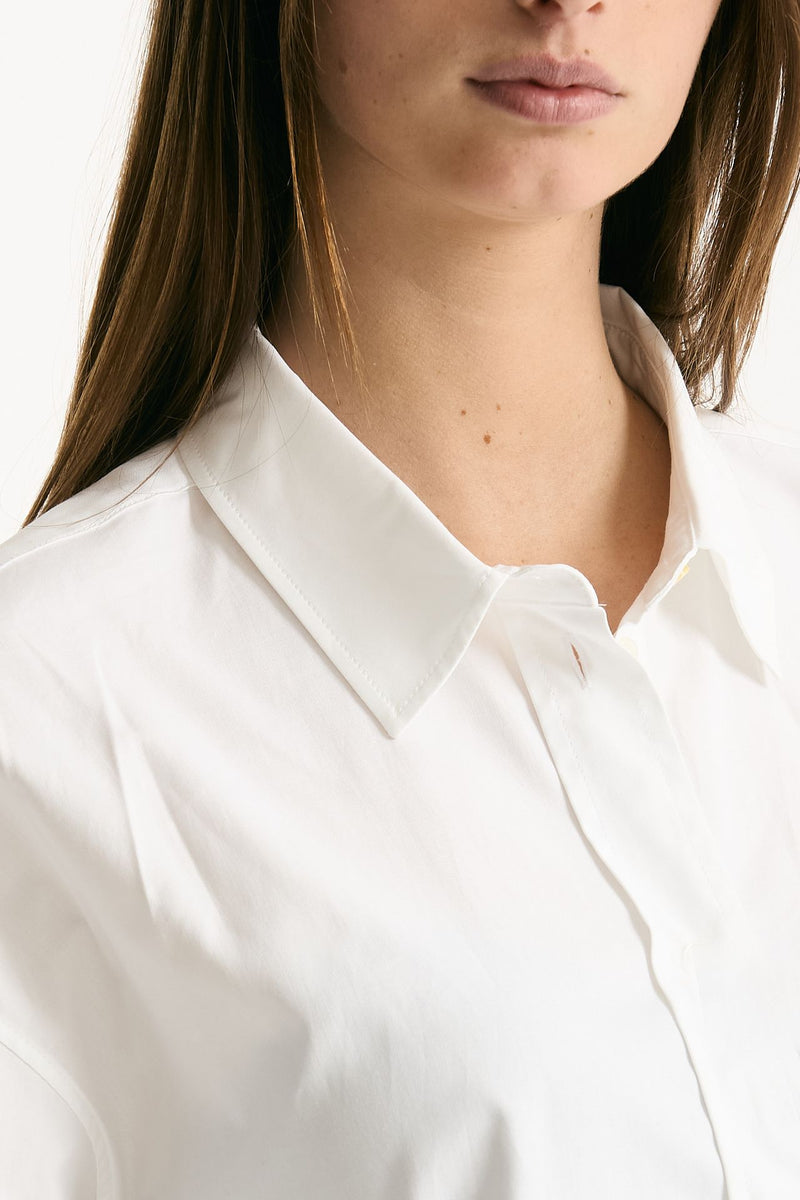 Camicia over ADELE in oxford in cotone bianco women Max mara s - 5