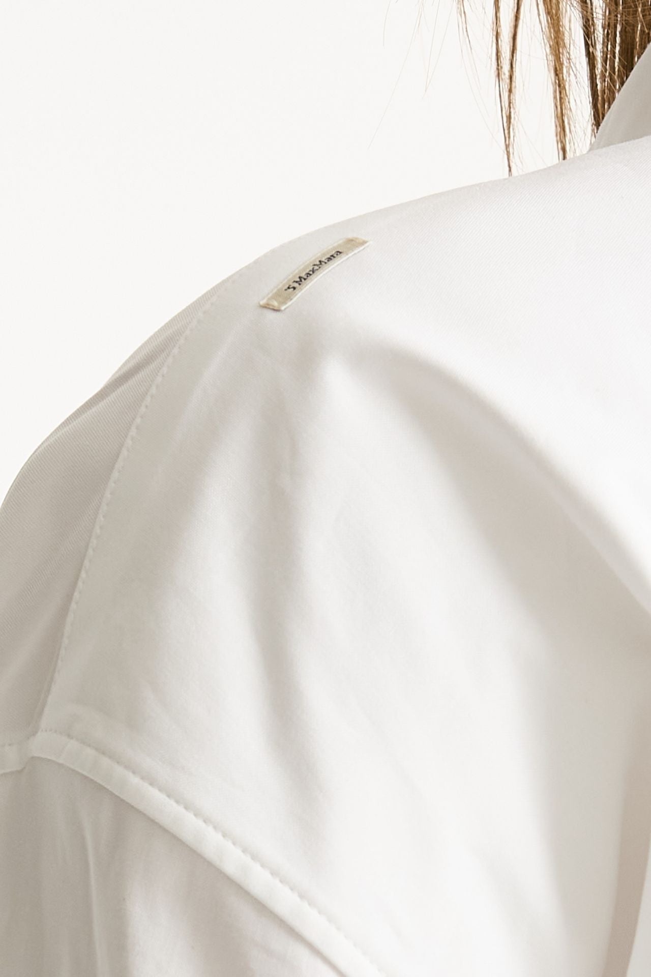 Camicia over ADELE in oxford in cotone bianco women Max mara s - 6