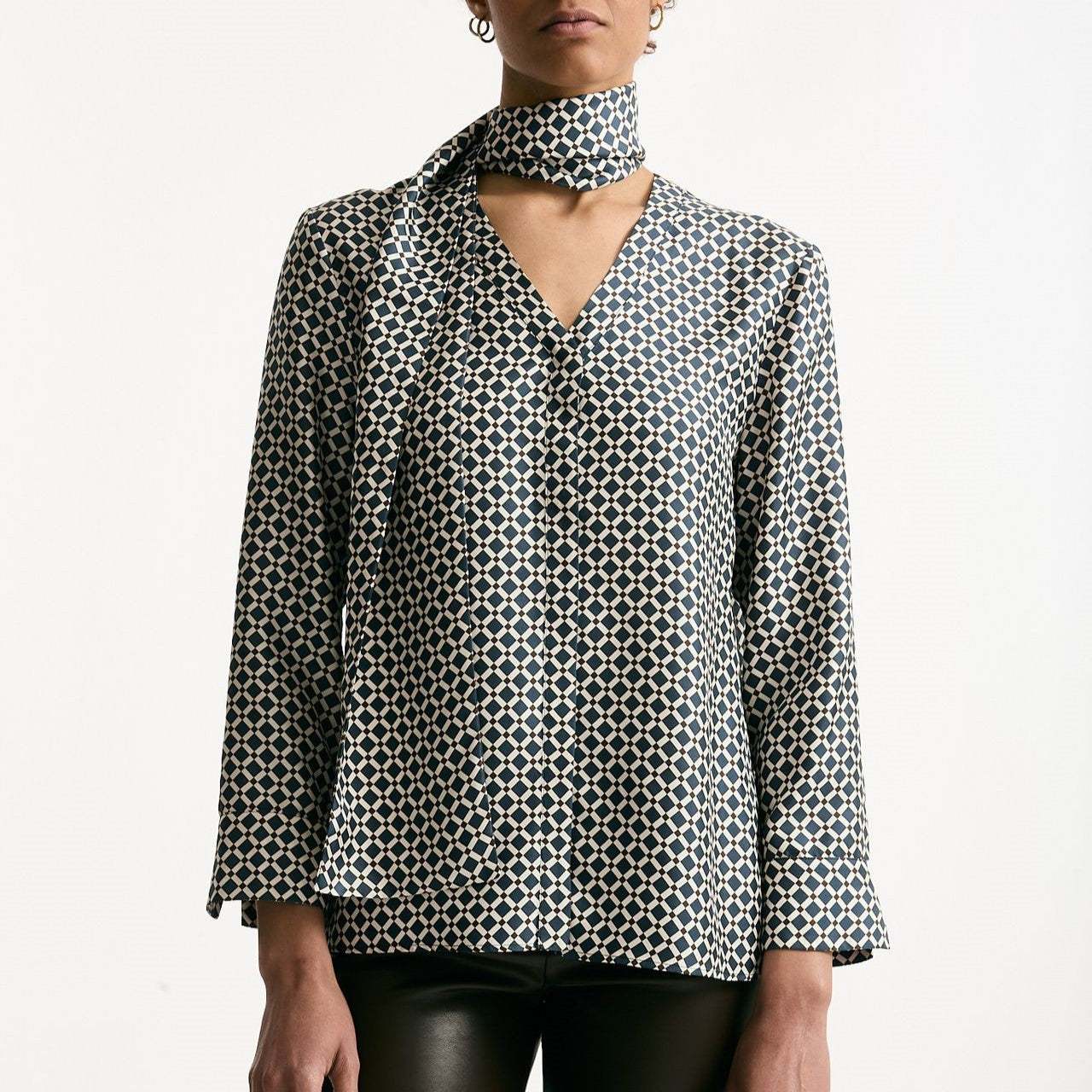 Camicia VITTORIA in seta stampata Fantasia women Max mara s - 8