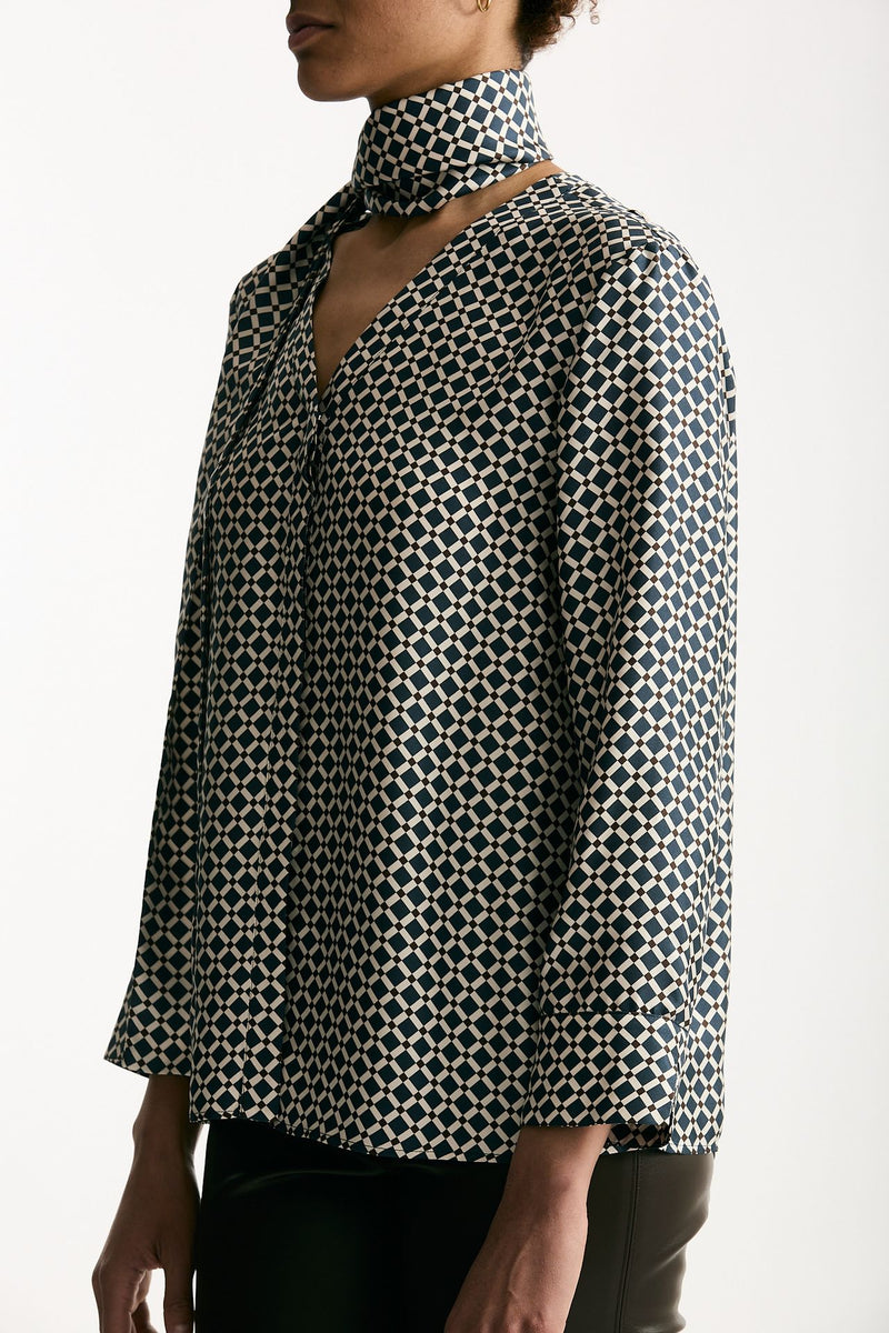 Camicia VITTORIA in seta stampata Fantasia women Max mara s - 5