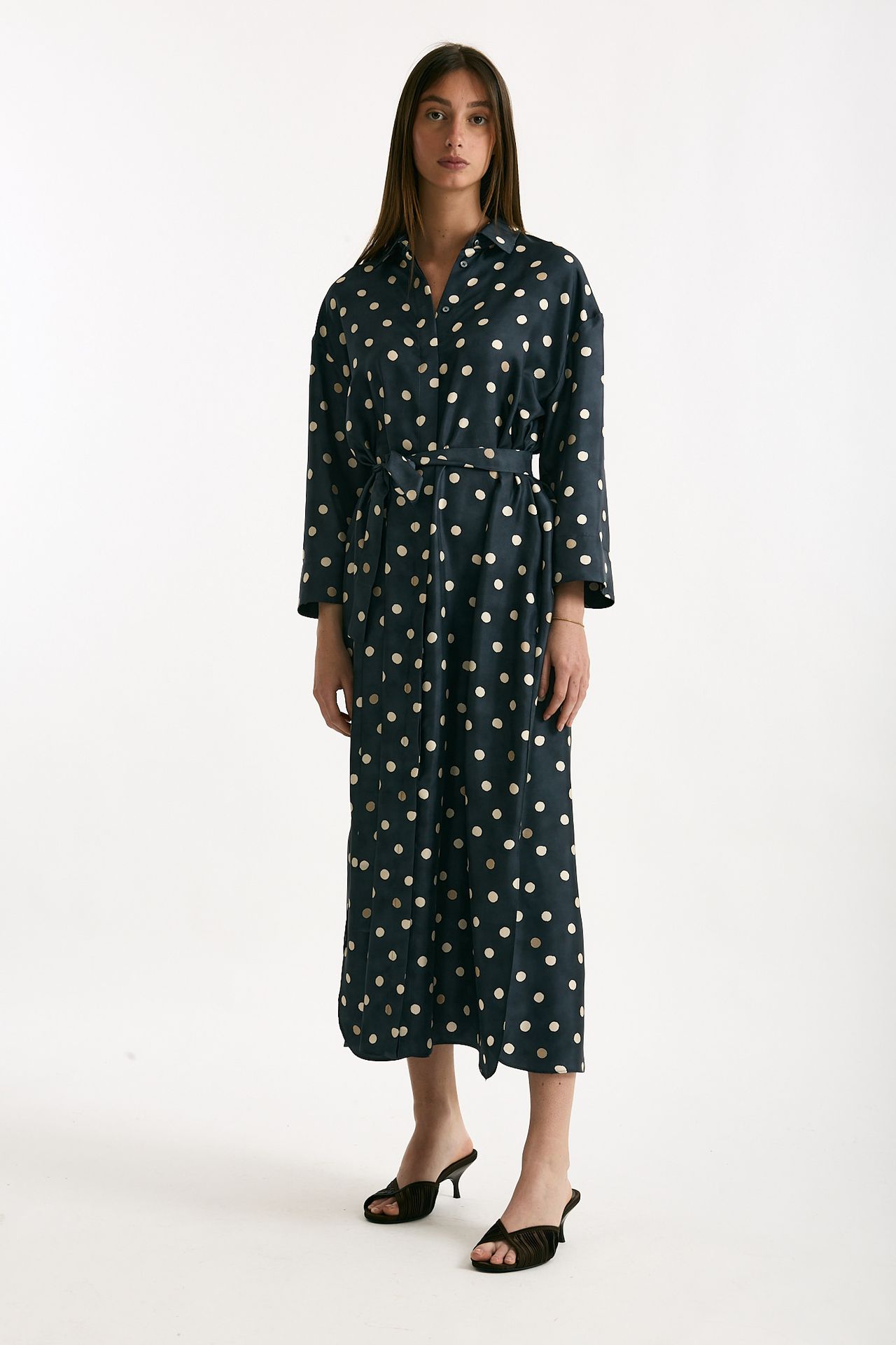 Abito in twill di seta LEVA pois women Max mara s - 1