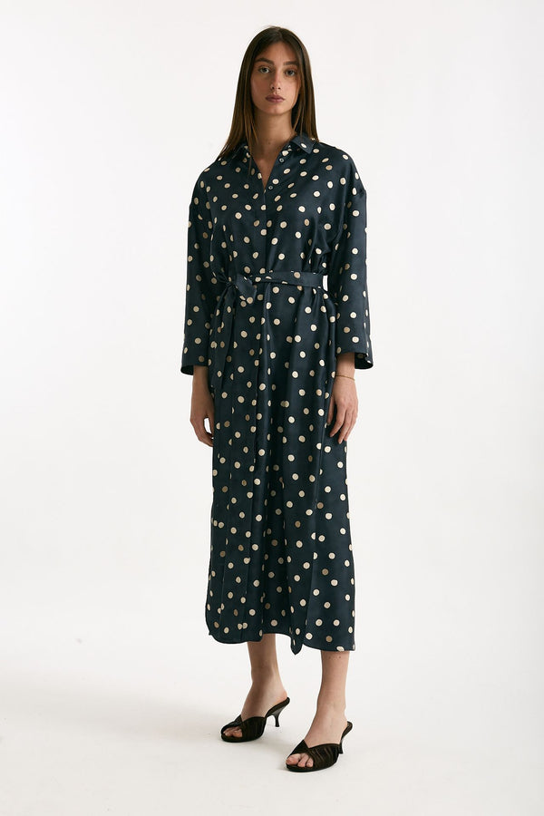 Abito in twill di seta LEVA pois women Max mara s