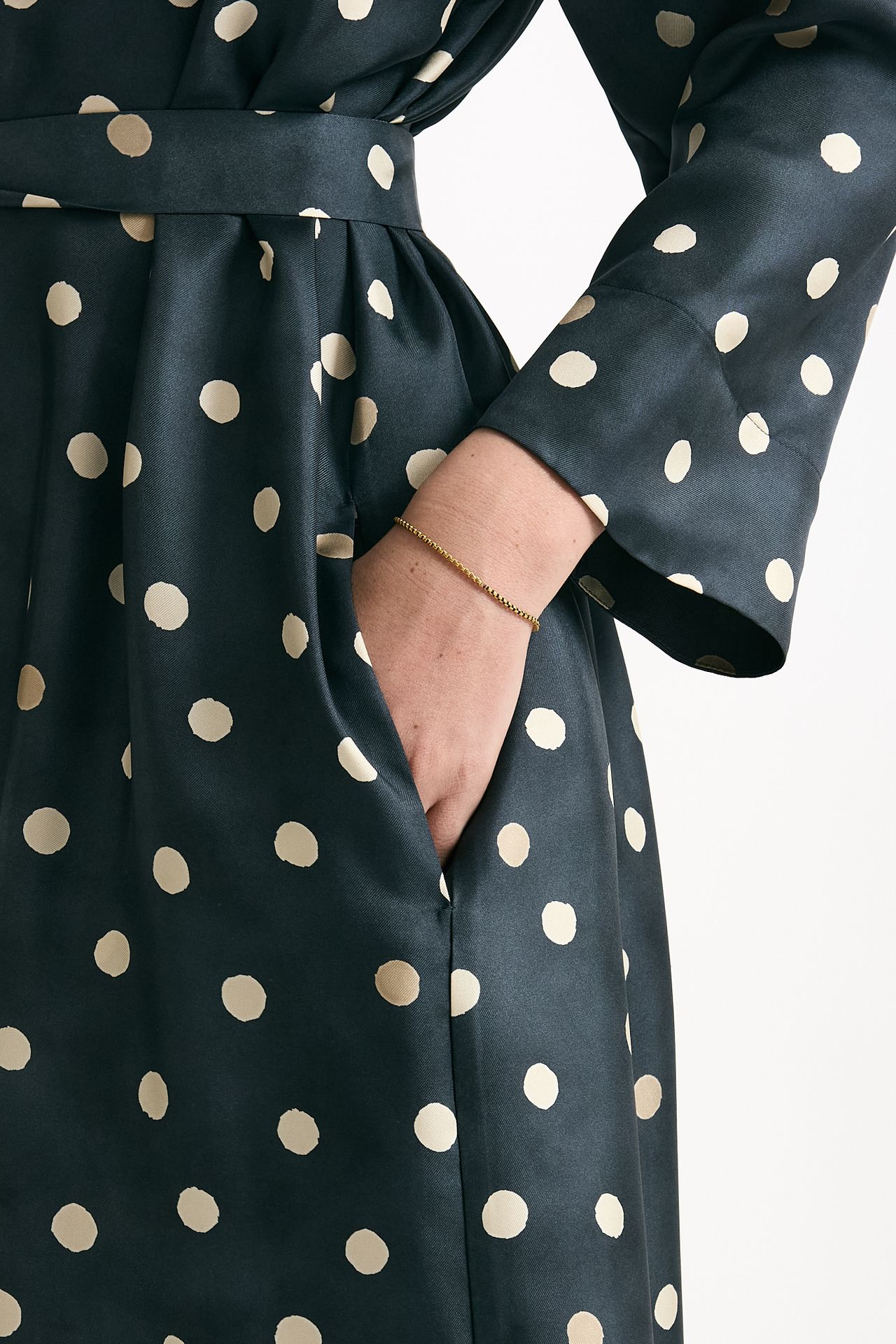 Abito in twill di seta LEVA pois women Max mara s - 6