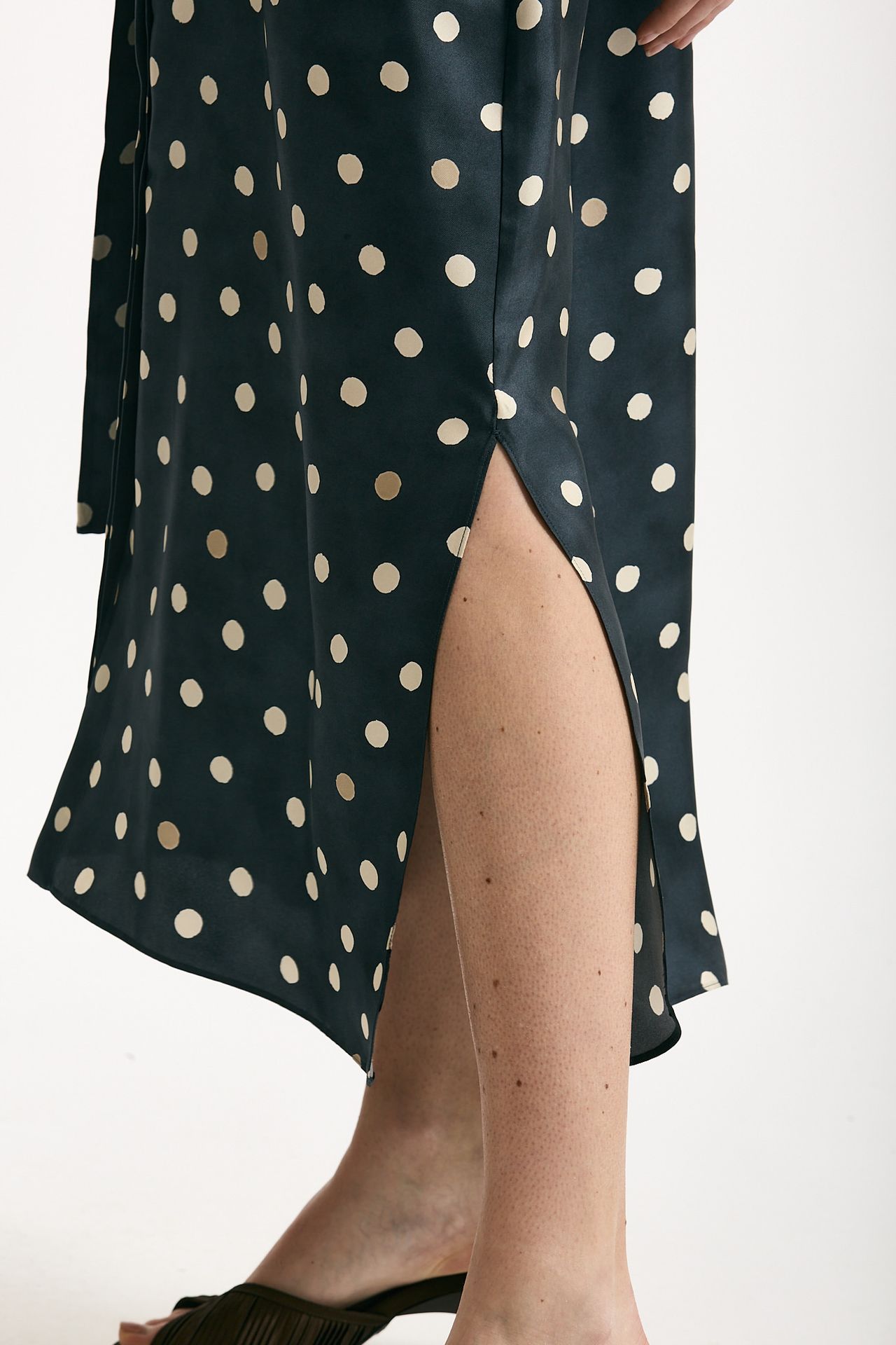 Abito in twill di seta LEVA pois women Max mara s - 7