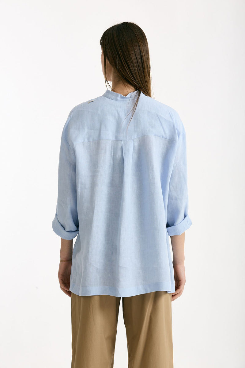 Camicia coreana CANTICO azzurro women Max mara s - 3