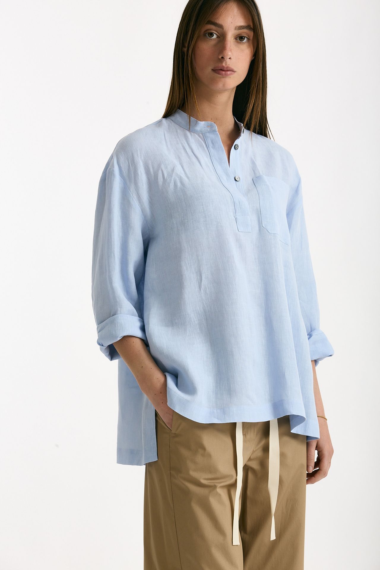 Camicia coreana CANTICO azzurro women Max mara s - 4