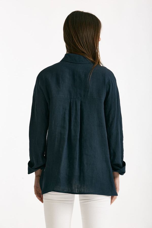 Camicia in lino GAIA blu women Max mara s