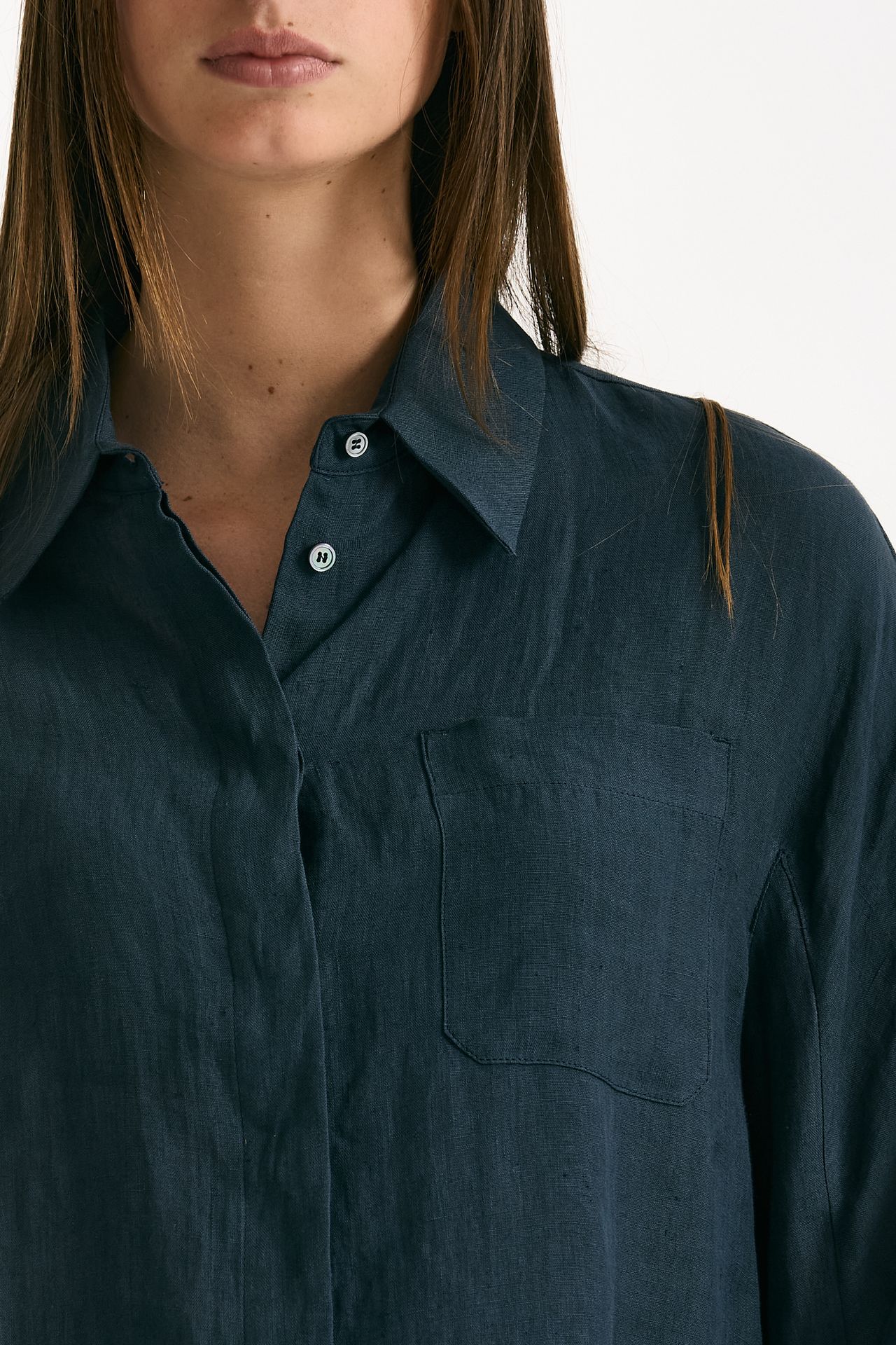 Camicia in lino GAIA blu women Max mara s - 4