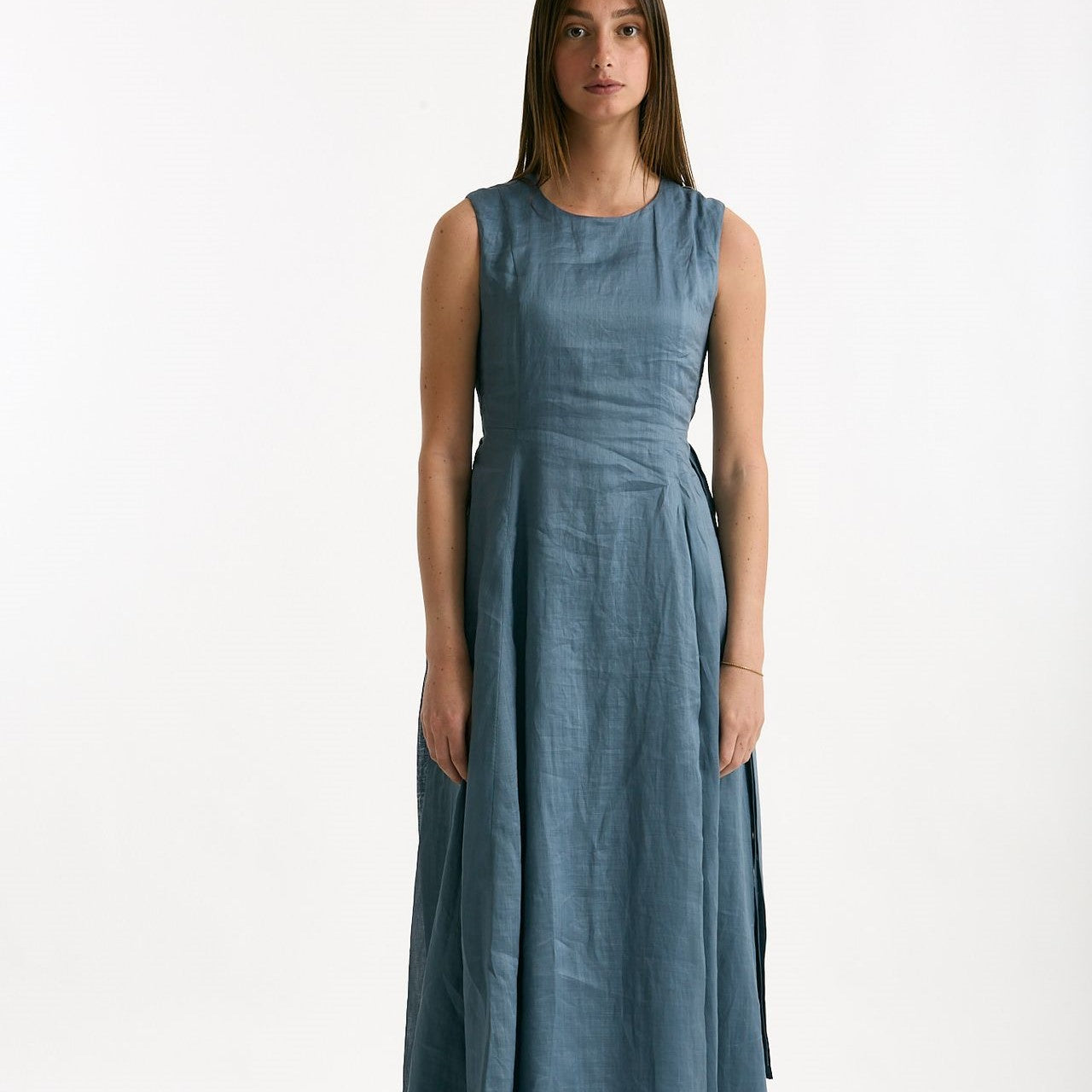 Abito in ramie QUILE azzurro women Max mara s - 5
