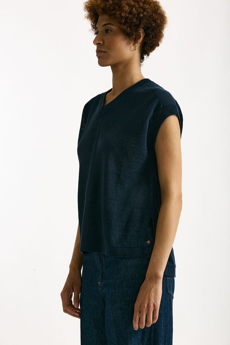 Maglia gilet GHIANDA blu women Max mara s - 4