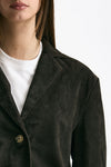 Blazer in suede testa moro women Mono - 7